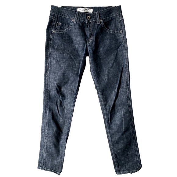 Hudson Fine Tailored Black Low Rise Denim Jeans Women’s Size 27 - Picture 1 of 5